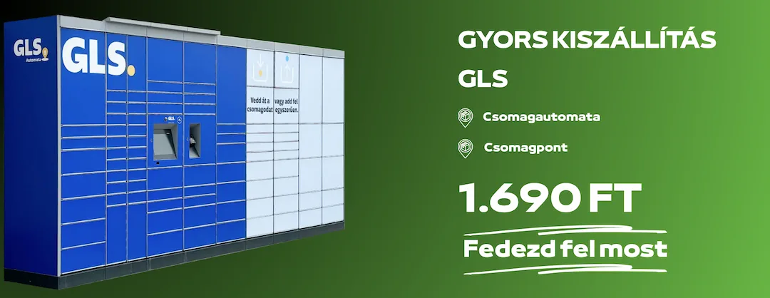GLS gyors kiszállítás csomagautomatába vagy csomagpontra 1 690 forinttól