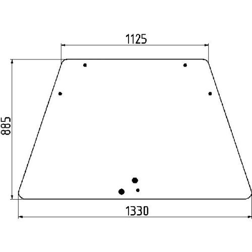 04418946 Deutz Fahr Első Szélvédő Nyítható
