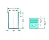 Teljes dugattyúkészlet 75760005 alternatív traktor motor