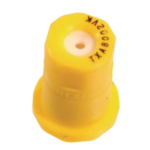 TXA8002VK Üreges kúpos injektor fúvóka TXA 80° sárga kerámia, Teejet