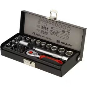 Dugókulcskészlet 1/4" 23 részes