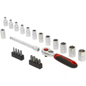 Dugókulcskészlet 1/4" 23 részes