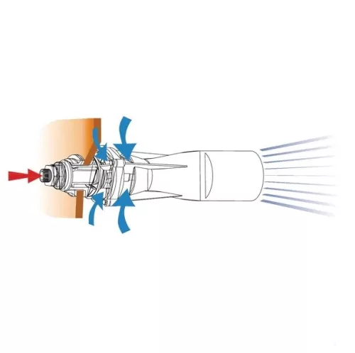 Arag 502162 befecskendező fúvóka, keverőszár 2 mm