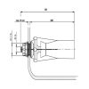 502162 Befecskendező fúvóka, keverőszár 2 mm, Arag