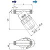323023 Ferdeszűrő 1/2"M 50 M, Arag