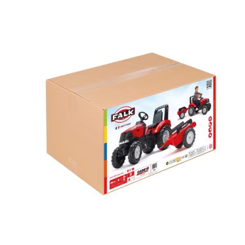 Falk - Case IH traktor pótkocsival