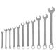 Csillag-villás kulcskészlet, 11 részes, 8–22mm