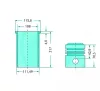 Teljes dugattyúkészlet 380060472 alternatív traktor motor