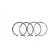 Dugattyúgyűrű-készlet (csak öntöttvas futóperselyhez), 4 db gyűrű, Ø 98, 48 mm, 2, 4 mm, 2, 4 mm, 2, 4 mm, 6, 35 mm