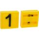 Jelölőszám 1-es, sárga 45x45 mm