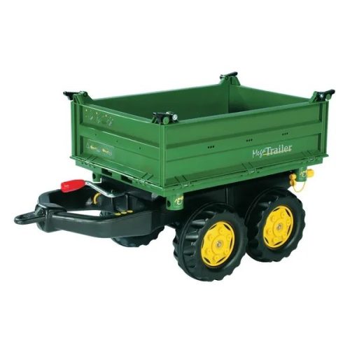 John Deere Mega - pótkocsi, zöld