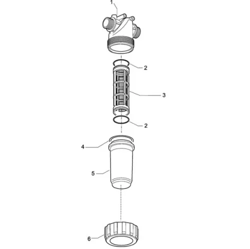 Arag 3262053 nyomószűrő 200-280 l-1 1/4"