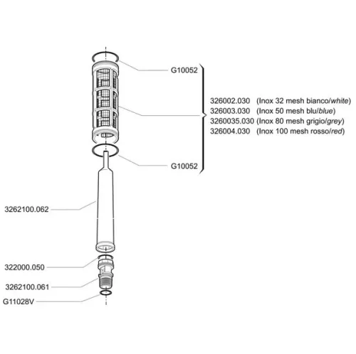 Arag 3262100061 Kapcsoló 326/328 szűrőhöz – 3×6×3 cm