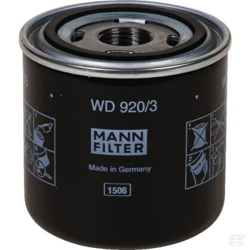 MANN FILTER Motorolajszűrő WD920/3