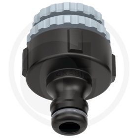   BLACK EDITION Csapcsatlakozó Kültéri, 1" szűkítővel 3/4"-re és 1/2"-re