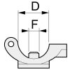 400530AKB Fúvókatartó 1/2"