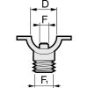 400560 Nozzle holder 1"