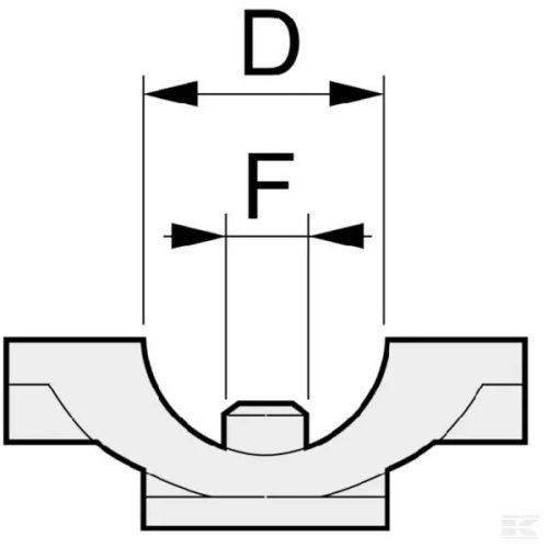 402225 Fúvókatartó egyszeres 20 mm-es csőhöz, Arag