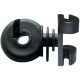 Szigetelő kapocs ovális acélcölöphöz 25 db