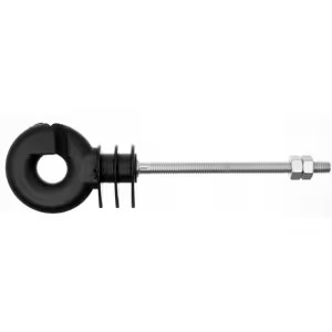 Gyűrűs szigetelő M6x80 mm metrikus menettel, fekete AKO