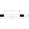 G50004 Tömítés, fehér lapos 33x45x3, Arag