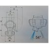 Handlock fúvókatartó 1/4", Arag