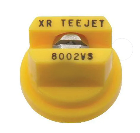 XRC8002VS Lapos szórású fúvóka, XR 80° 02, sárga, rozsdamentes acél, Teejet