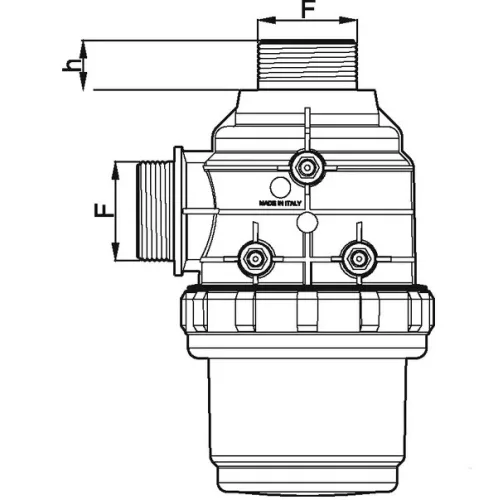 3172072 Szívószűrő 2" ST, Arag 3172072