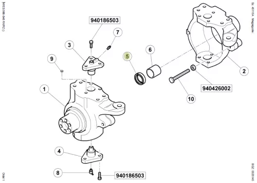Claas Szimering (Alternatív) (Corteco) Ø 45 X 60 X 16 – traktor alkatrész 