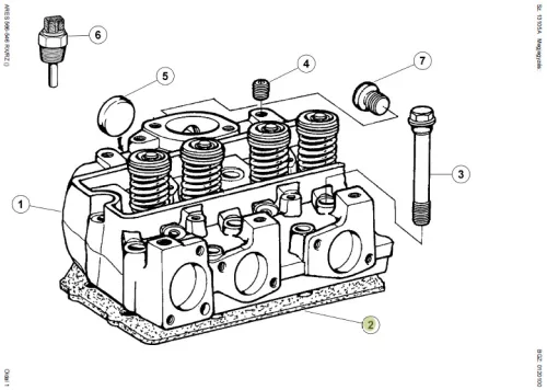 Hengerfejtömítés (4H) (Alternatív) R116515N