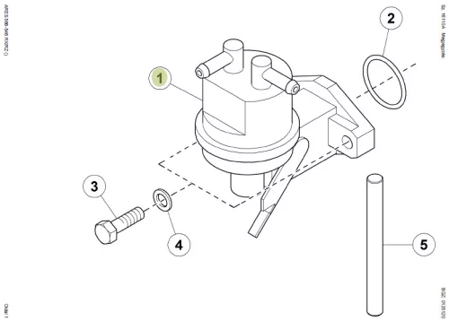 Claas üzemanyag-tápszivattyú (alternatív) – Claas OEM 6005025966 – traktor alkatrész 