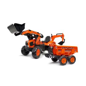 Falk - Kubota kotró, Maxi billenő pótkocsival