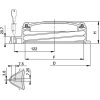 354142 Fedél kerek 220mm