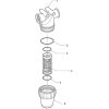 32420335V Nyomószűrő 3/4" 80 l/perc Viton, Arag