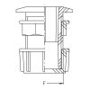 8051351 Komplett tartályleeresztő 1"1/2", Geoline
