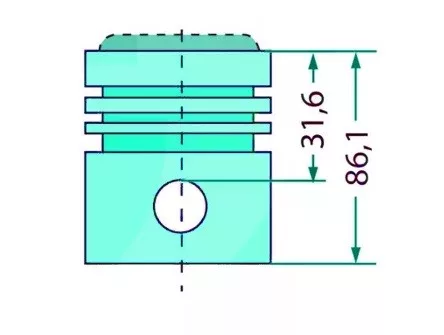 Túlméretes dugattyú 75740289610