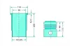 Teljes dugattyúkészlet 38006386 alternatív traktor motor