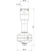 510121AKB Tartályöblítő fej 1/2"F, Arag