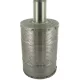 Szűrő 170x120x40 mm rozsdamentes acél