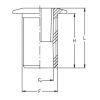 8050302 Tartályleeresztő 1 1/4" x 48 mm, Geoline
