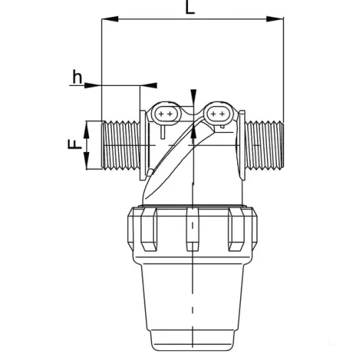 Arag 3224043 nyomószűrő 150-160 l-1"