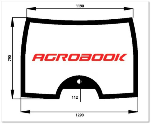 Prednje vjetrobransko staklo, fiksno (Claas) Alternativa