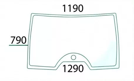 Szélvédő (Első) (Fix) (Alternatív) (Claas) 