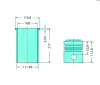 Teljes dugattyúkészlet 75793138961 alternatív traktor motor