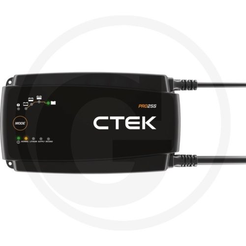 CTEK PRO25S töltő Töltő és tápegység, 25 A, műhelyekhez, 1, 5 m töltőkábellel