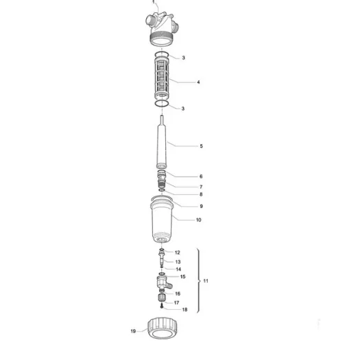 Arag 32621635 nyomószűrő 1 1/2"