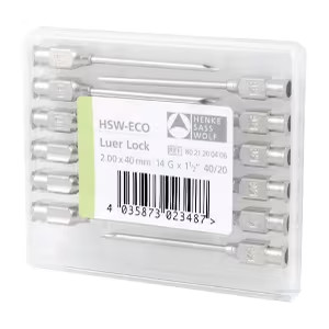 Tű HSW-ECO 1,00x25 mm, 12 darab