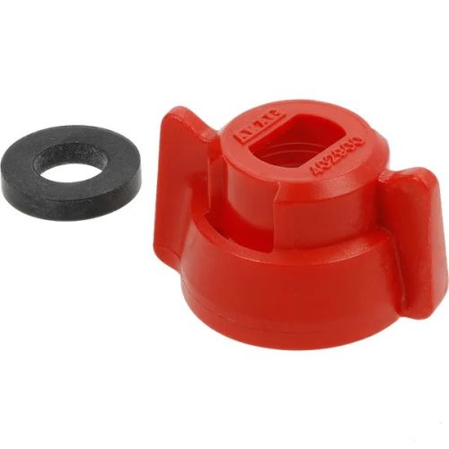 Fúvókasapka 8 mm piros tömítéssel 25darab/csomag, Arag