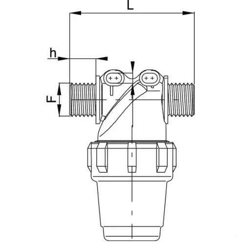 Arag 3222032 nyomószűrő 3/4" 32 rácsméret