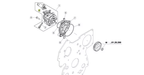 Claas Mágneskapcsoló (Alternatív) – traktor alkatrész 